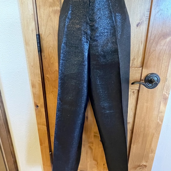 Chanel Boutique Women's High Rise Wide Leg Vintage Dress Pants Iridescent 24 XS - Picture 7 of 7